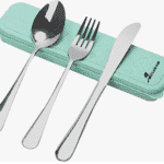 4-Piece Portable Travel Utensils Set with Case