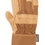Carhartt Men's Insulated Grain Leather Work Glove with Safety Cuff