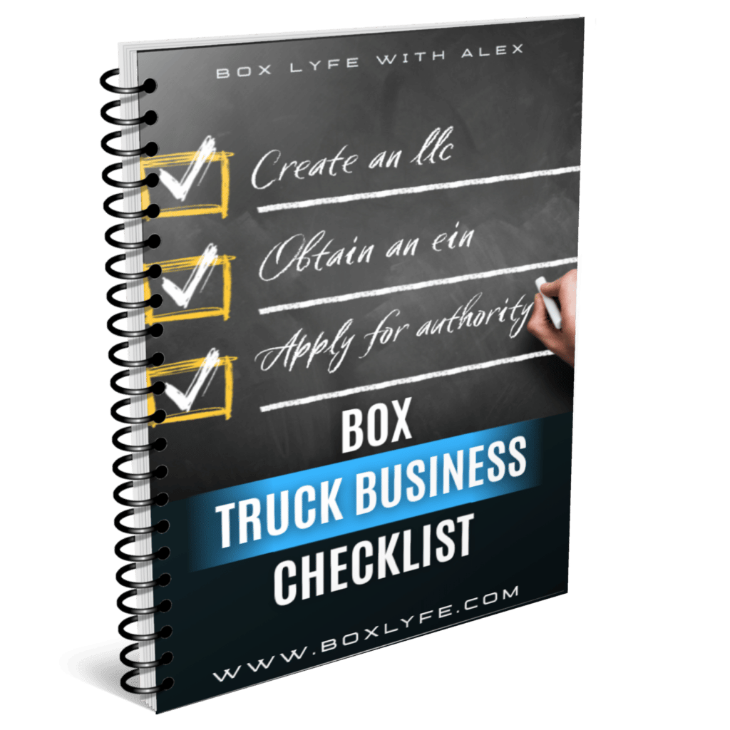 starting a box truck business checklist